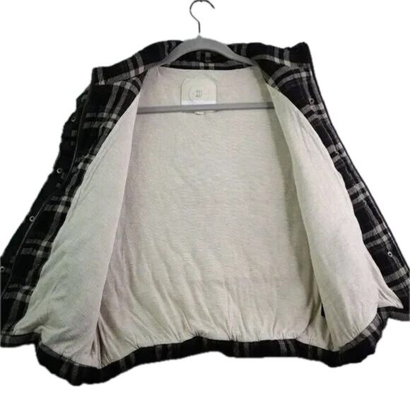 Anthropologie Hei Hei Quincy Plaid Puffer Vest Size Small - Picture 11 of 16